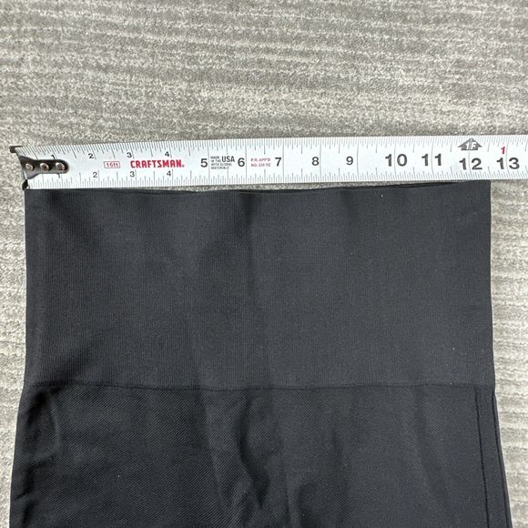 Spanx Look At Me Now Leggings Black Stretch Knit Slimming Pull On Pants Size M - Picture 4 of 10